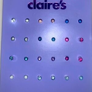 Claire's Silver Stud earrings